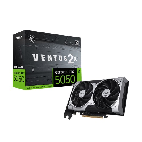 MSI GeForce RTX 5050 8G VENTUS 2X 8GB GDDR6 DLSS 4 128Bit NVIDIA Ekran Kartı