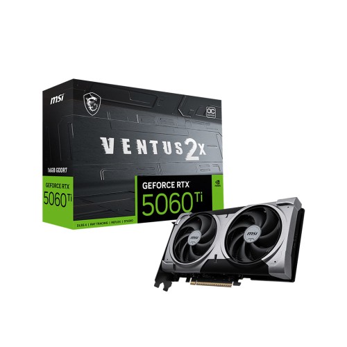MSI GeForce RTX 5060 Ti 16G VENTUS 2X OC PLUS GDDR7 16GB DLSS 4 128Bit NVIDIA Ekran Kartı