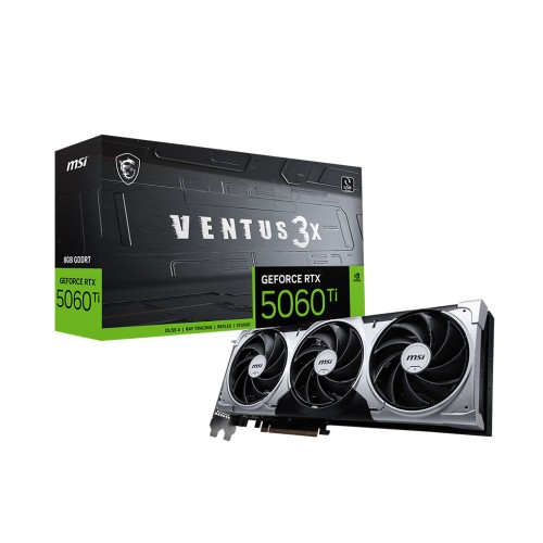 MSI GeForce RTX 5060 Ti 8G VENTUS 3X GDDR7 8GB DLSS 4 128Bit NVIDIA Ekran Kartı