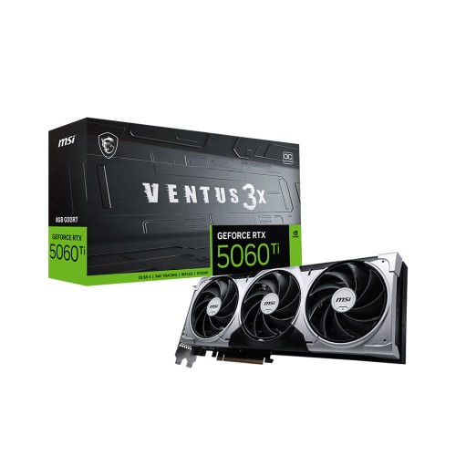 MSI GeForce RTX 5060 Ti 8G VENTUS 3X OC GDDR7 8GB DLSS 4 128Bit NVIDIA Ekran Kartı