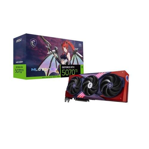 MSI GeForce RTX 5070 TI 16G MLG EDITION OC RTX5070TI 16GB GDRR7 256 Bit DLSS 4 NVIDIA Ekran Kartı