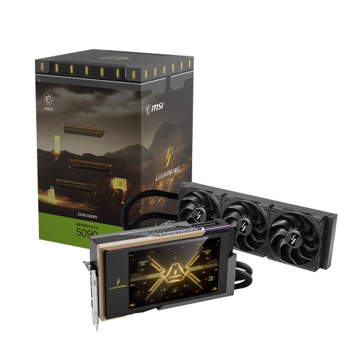 MSI GeForce RTX 5090 32G LIGHTNING Z GDDR7 32GB 512 bit DLSS 4 NVIDIA Ekran Kartı