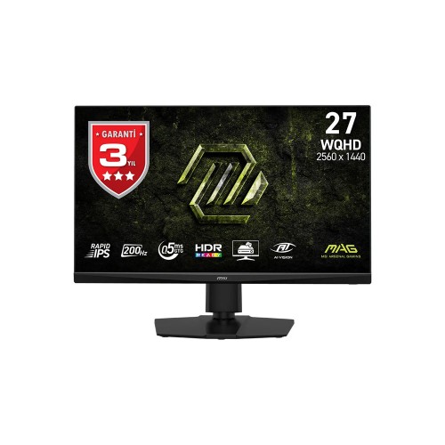 MSI MAG 272QPF E20 27" 200HZ 0.5MS (GtG Min) 2560x1440 (WQHD)  Rapid IPS Pivot Gaming Monitör