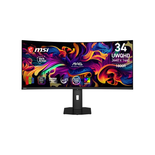 MSI MAG 341CQP QD-OLED X28 34.18" 280HZ 0.03MS (GtG) 3440x1440 (UWQHD)  Adaptive-Sync Kavisli Gaming Monitör