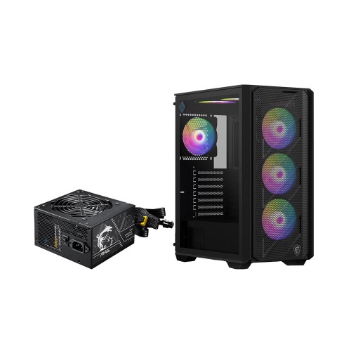 MSI MAG FORGE 141A B75 PCIE5 II 750W 80Plus Bronze Rainbow Fanlı Temperli Camlı ATX Bilgisayar Kasası