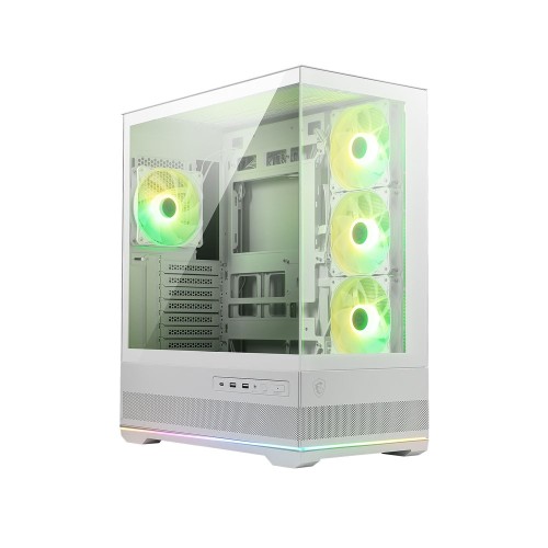 MSI MAG PANO 110R PZ WHITE  +MSI MAG A850GL WHITE PCIE5 850W ARGB Fan ATX Beyaz Gaming Bilgisayar Kasası