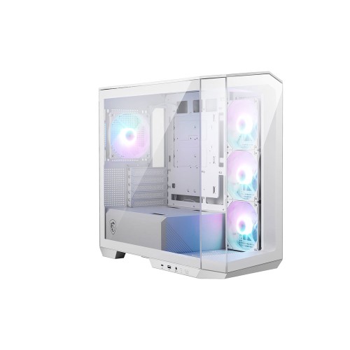 MSI MAG PANO M100R PZ 4x ARGB Fanlı Panoramik Temperli Camlı mATX Beyaz Gaming Kasa
