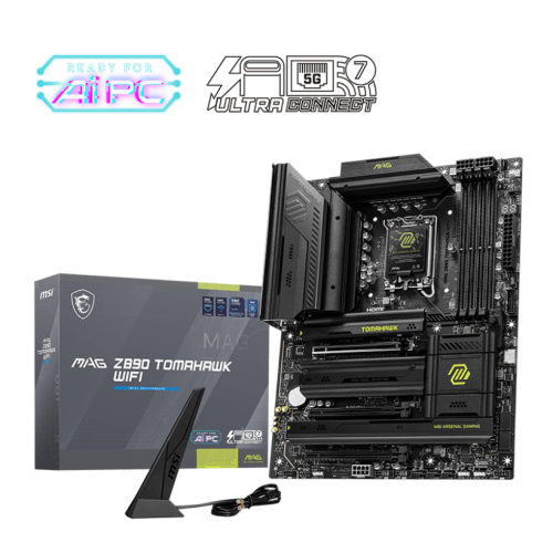 MSI MAG Z890 TOMAHAWK WIFI Soket 1851 DDR5 9200MHz OC WI-FI 7 ATX Anakart