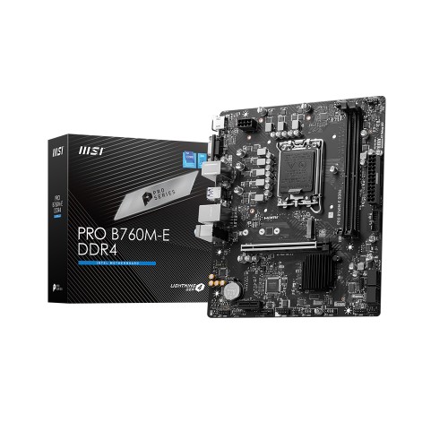 MSI PRO B760M-E DDR4 Soket 1700 4800Mhz (OC) mATX Anakart
