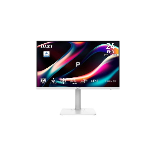 MSI PRO MAX 241PHW E14 23.8" 144HZ 1MS (MPRT) FHD FreeSync Pivot Beyaz Monitör