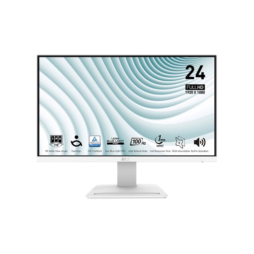 MSI PRO MP243XW 23.8" 100HZ 1MS FHD IPS Flat Beyaz Monitör