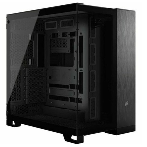 CORSAIR 6500X Black/Obsidian Dual Chamber Temperli Camlı Mid-Tower Kasa-CC-9011283-WW