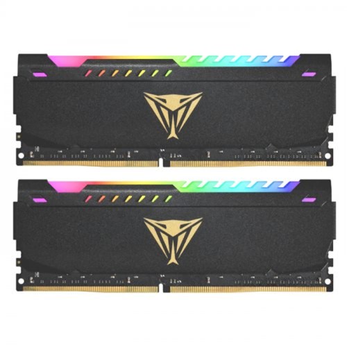PATROIT VIPER STEEL 16GB (8GBx2) 3200MHz DDR4 Dual RGB Siyah Gaming PC Ram
