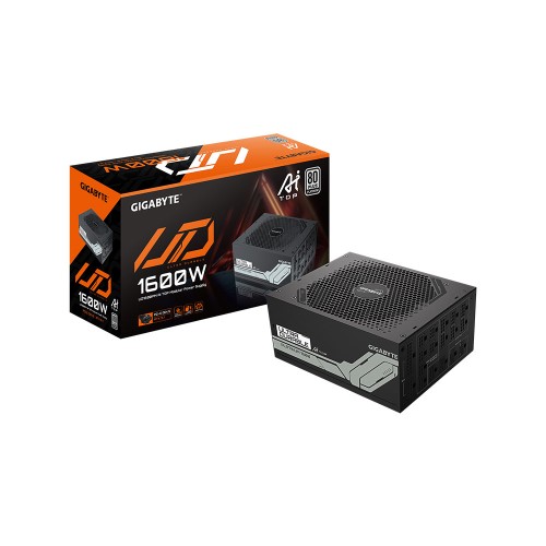 GIGABYTE UD1600PM PG5 AI TOP 1600W 80 Plus Platinum Moduler ATX 3.1/ PCIe 5.1 Destekli PSU Güç Kaynağı