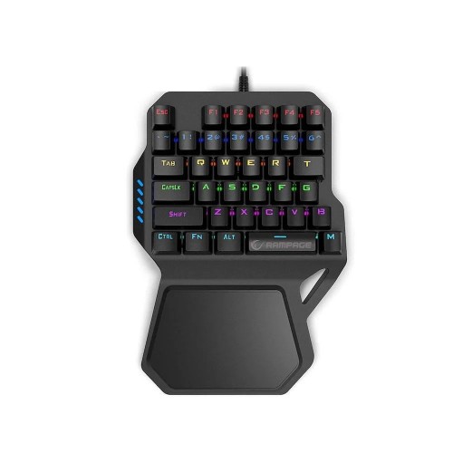 RAMPAGE KB-R77 USB Rainbow Backlight Mekanik 36 Tuşlu Mini Oyuncu Klavyesi