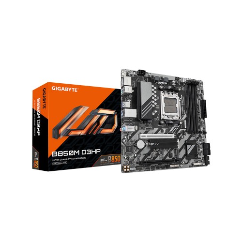 GIGABYTE B850M D3HP AMD B850 AM5 Soket DDR5 8200MT/s mATX Anakart