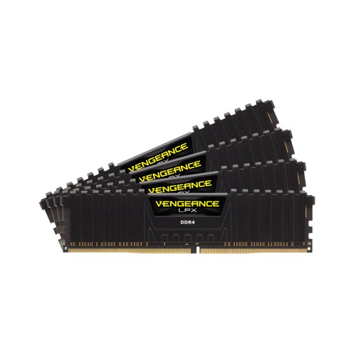 CORSAIR Vengeance LPX 32GB (4x8GB) DDR4 3600 MT/s C18 Siyah Quad Kit PC Ram-CMK32GX4M4B3600C18