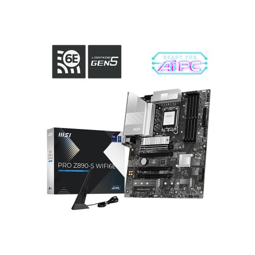 MSI PRO Z890-S WIFI6EI Intel Z890 Soket 1851 8800MT/s  DDR5 WIFI6E ATX Anakart