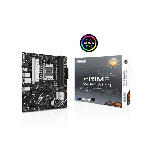 ASUS PRIME A620AM-A-CSM AMD A620A Soket AM5 DDR5 7600+MT/s mATX Anakart