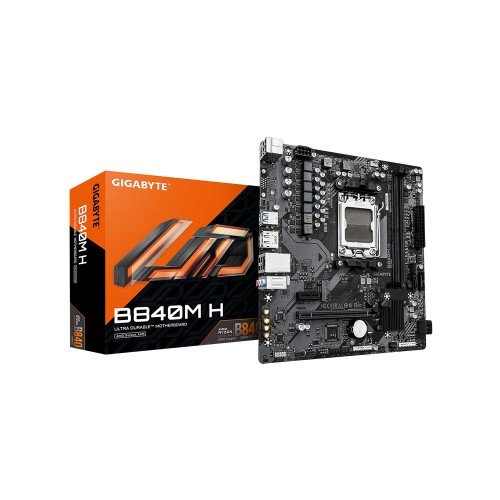 GIGABYTE B840M H AMD Ryzen B840 AM5 Soket 7200(OC) MT/s mATX Anakart