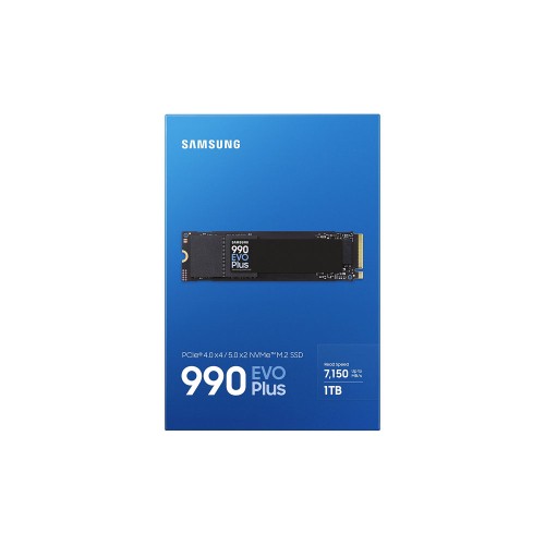 SAMSUNG 1TB 990 EVOPlus Okuma 7,150MB/s Yazma 6300MB/s NVMe M.2 SSD-MZ-V9S1T0BW