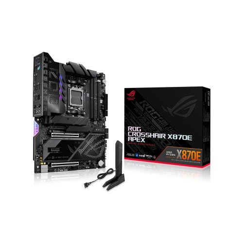 ASUS ROG CROSSHAIR X870E APEX Soket AM5 AMD X870E DDR5 8200+MT/s(OC) Wi-Fi 7 ATX Anakart