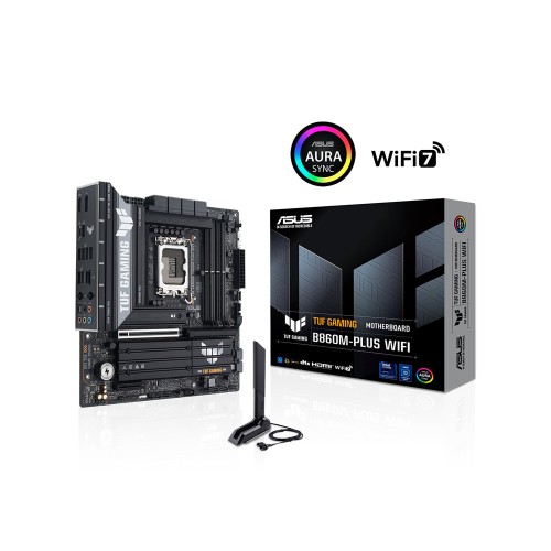ASUS TUF GAMING B860M-PLUS Intel B860 Core Ultra LGA 1851 Soket 8800MT/s Wi-Fi 7 mATX Anakart
