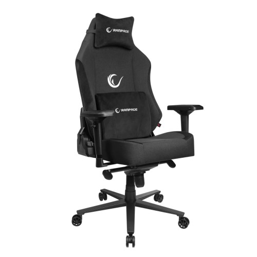 Rampage KL-R72 WOOF Üst Seviye Terletmez Kumaş Gri/Siyah Gaming Oyuncu Koltuğu