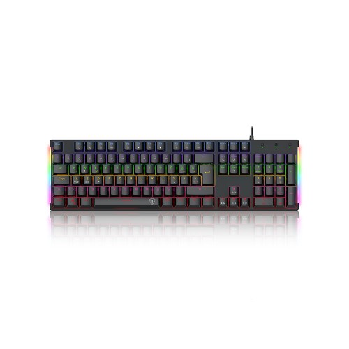 T-DAGGER Naxos T-TGK310 Rainbow Türkçe Q USB Blue Switch Mekanik Gaming Klavye