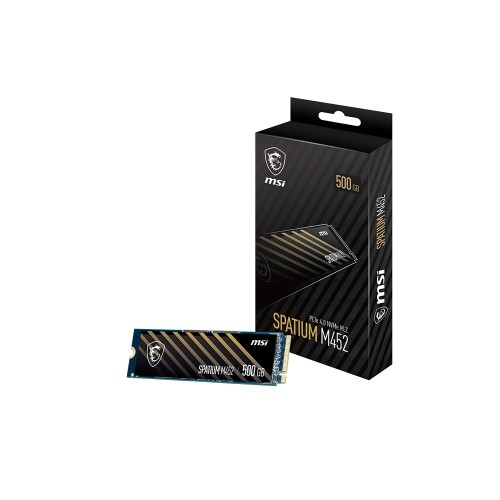 MSI SPATIUM M452 PCIe 4.0 NVMe M.2 500GB Okuma 3600MB / Yazma 3100MB SSD