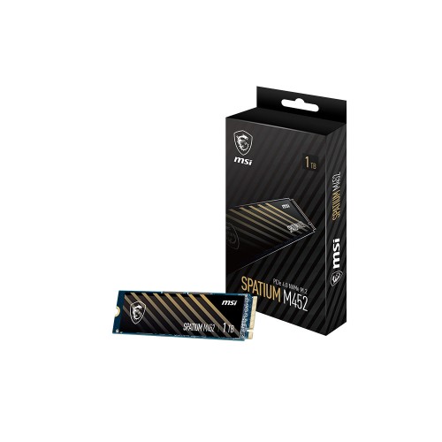 MSI SPATIUM M452 PCIe 4.0 NVMe M.2 1TB Okuma 3600MB / Yazma 3100MB SSD