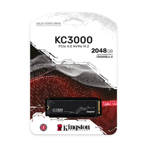 Kingston 2TB KC3000 NVMe M.2 SKC3000D/2048G Okuma Hızı 7000MB / Yazma Hızı 7000MB SSD